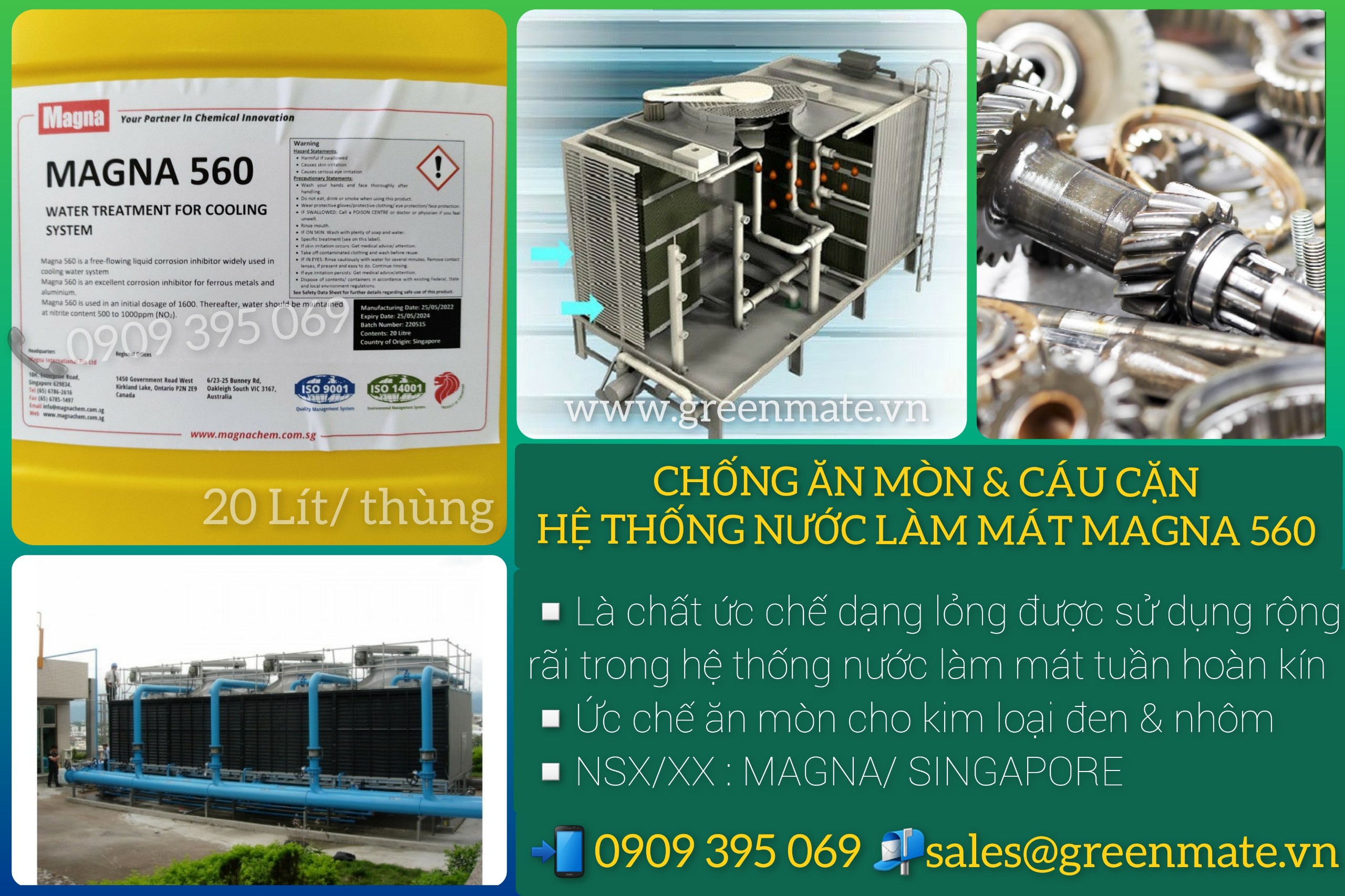 Chống ăn mòn & cáu cặn hệ thống nước làm mát MAGNA 560